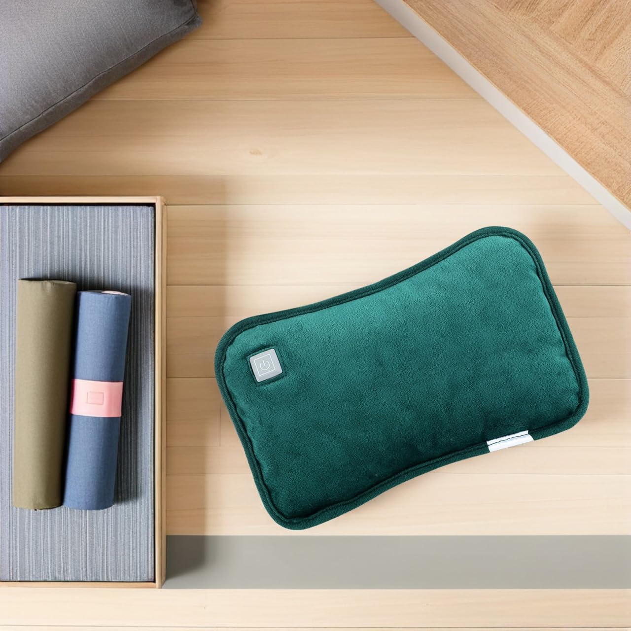 Toyvian Scaldino Mani Elettrico Portatile Grafene e Panno Antistatico Ricaricabile USB per Viaggio e Shopping Riscaldamento Sicuro senza Acqua