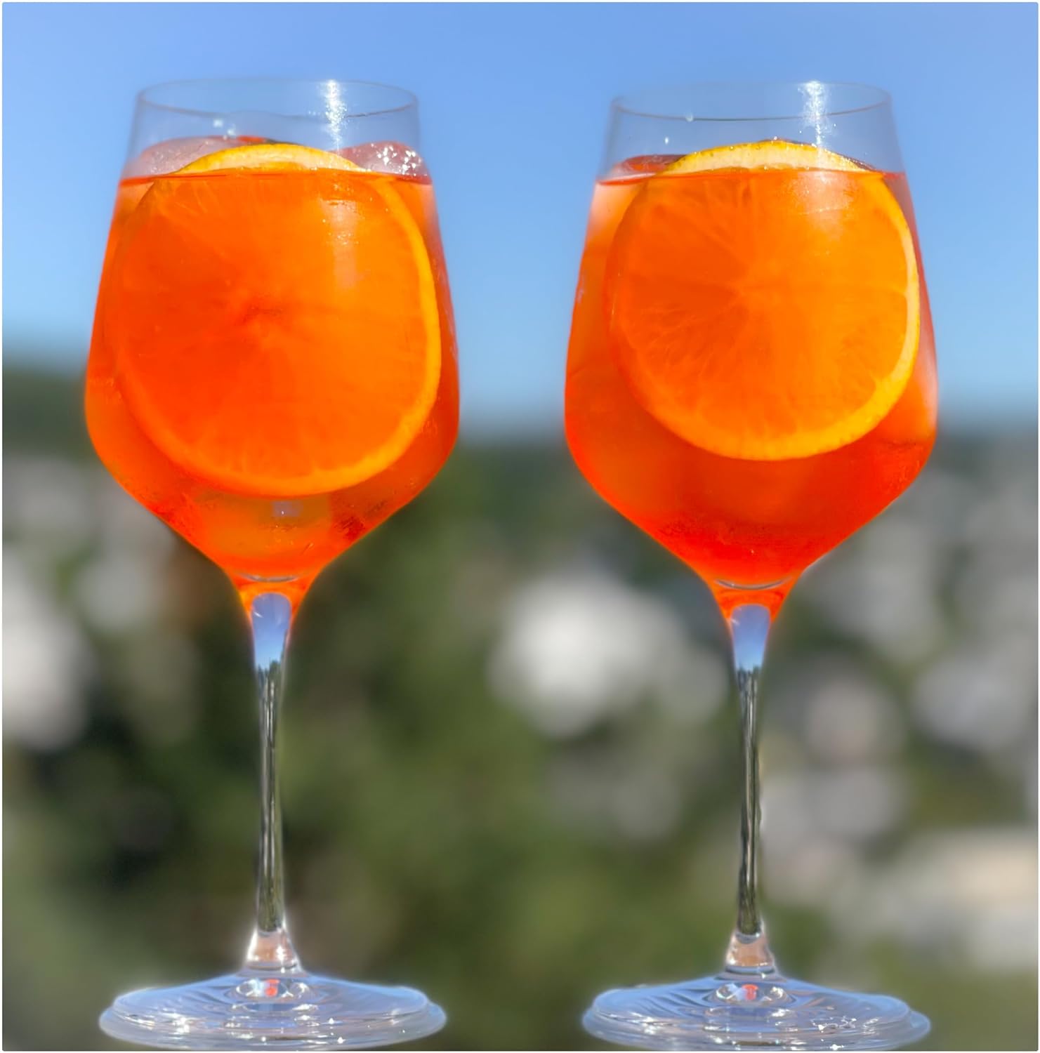 Topkapi Aperol Spritz Glass Dawn XL - Aperol Glasses, Cocktail Glass, Professional Glass for Aperol Splash, Lillet, Hugo, Amalfi, Cocktails, Pack of 6