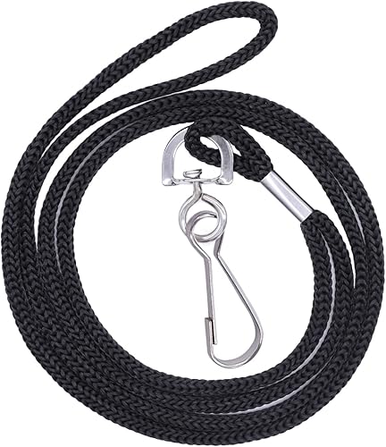 Miniatura 2 de HOSL 100 cordones para tarjetas de visita de negocios, cordón para tarjetas de identificación, cordón para empleados y estudiantes de 36 pulgadas