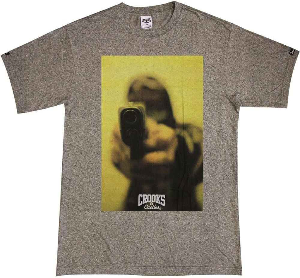 Crooks & Castles Drop T-Shirt Speckle Black