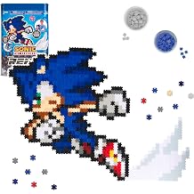 TOMY Jixelz Remix Sonic the Hedgehog Pixel Art Craft Kit - 750+ Pieces