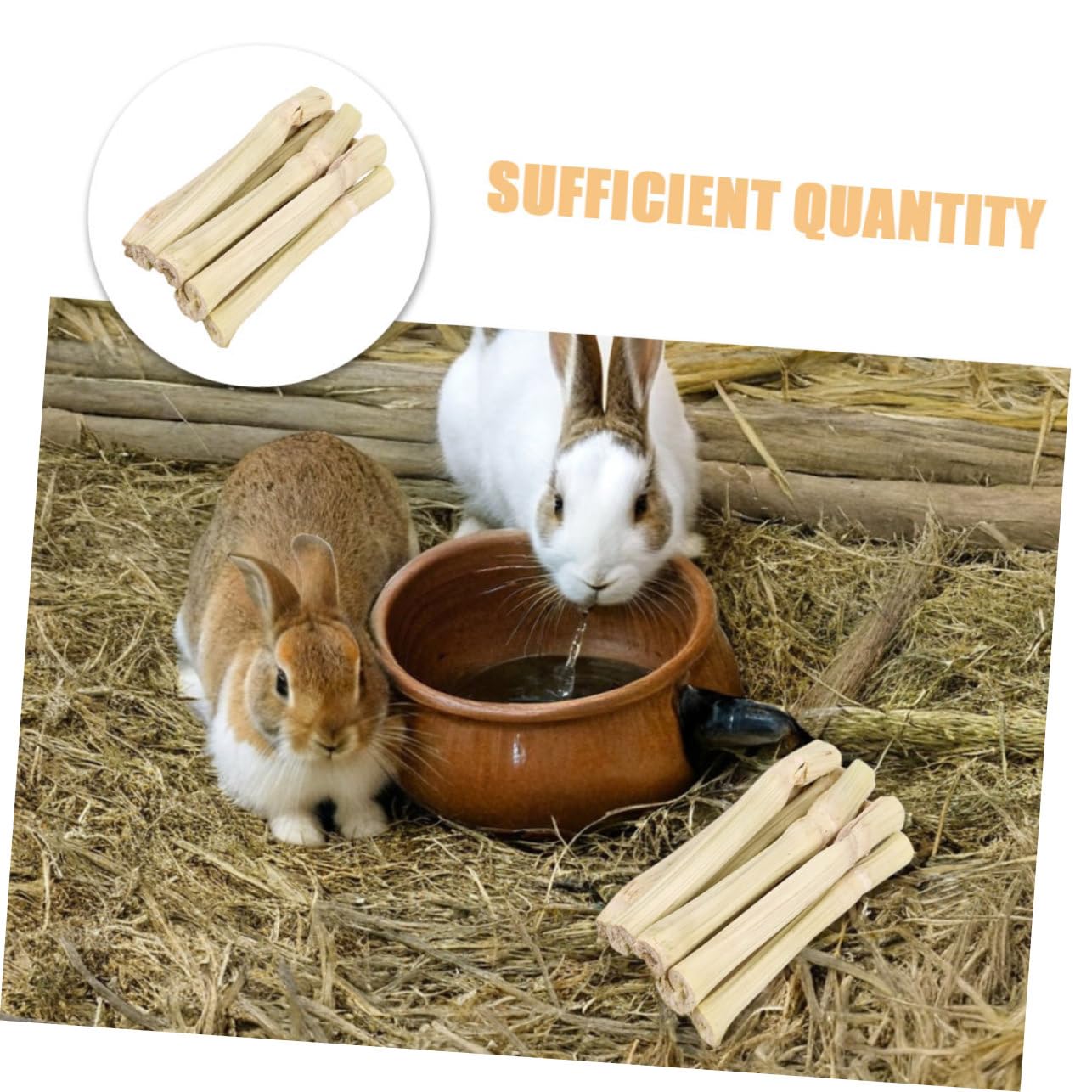 Didiseaon Varillas Dulces para Conejos y Roedores Pequeños Juguetes Masticables Interactivos para Chinchillas Hámsters y Cobayas Promueven Higiene Oral y Diversión