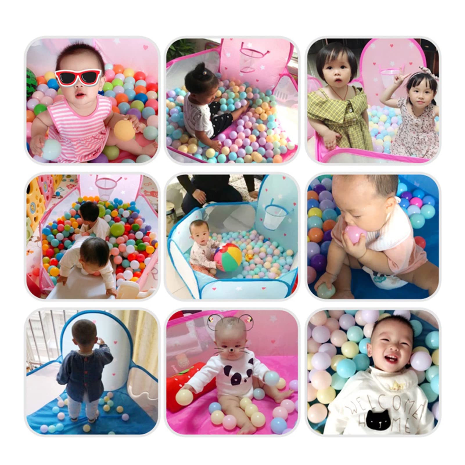 Pieghevole Portatile da Gioco per Bambini Pool Tent per Ocean Balls Bambini Ball Pit Pool Gioco Tenda Giocattolo per Bambini per Giocare All'aperto