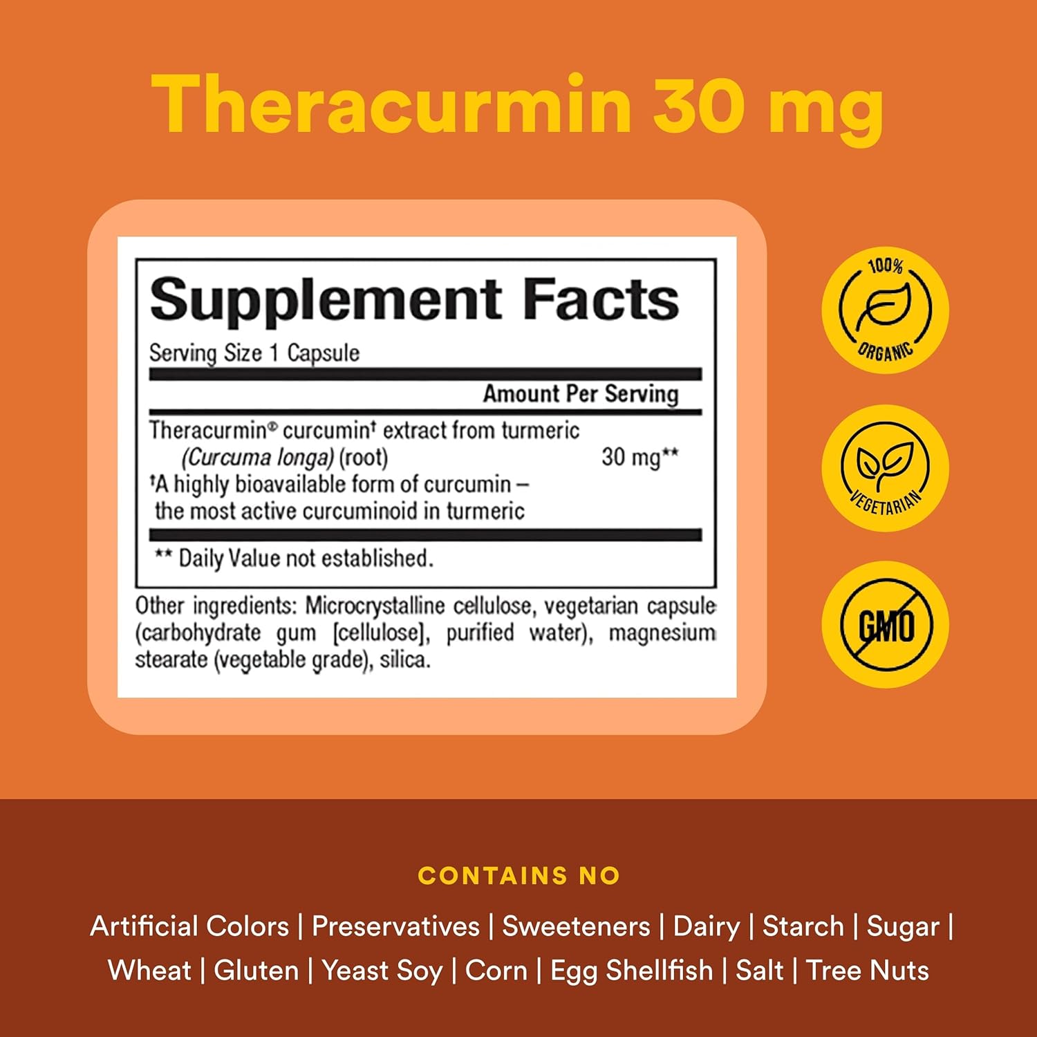 Natural Factors CurcuminRich Theracurmin - Antioxidant Support Supplement with Curcumin - Dietary Supplement Aids Muscle & - 60 Vegetarian Capsules (60 Servings)