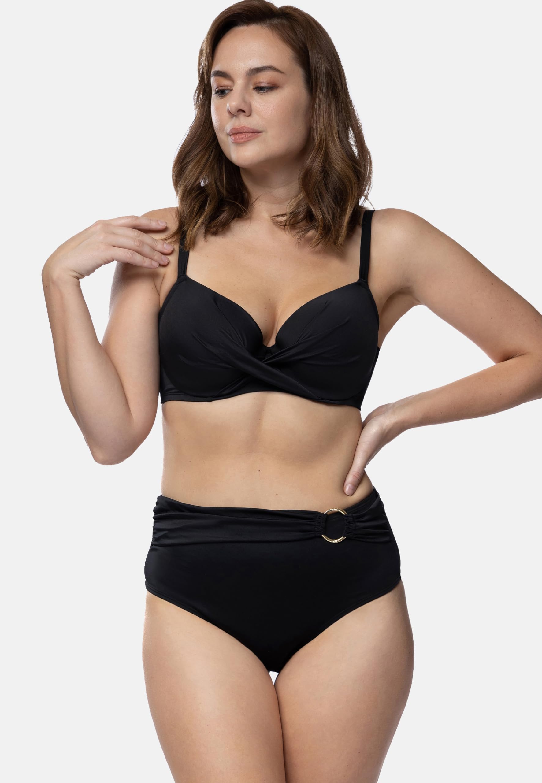 DORINA Azores Bikini Top, Nero, D Donna