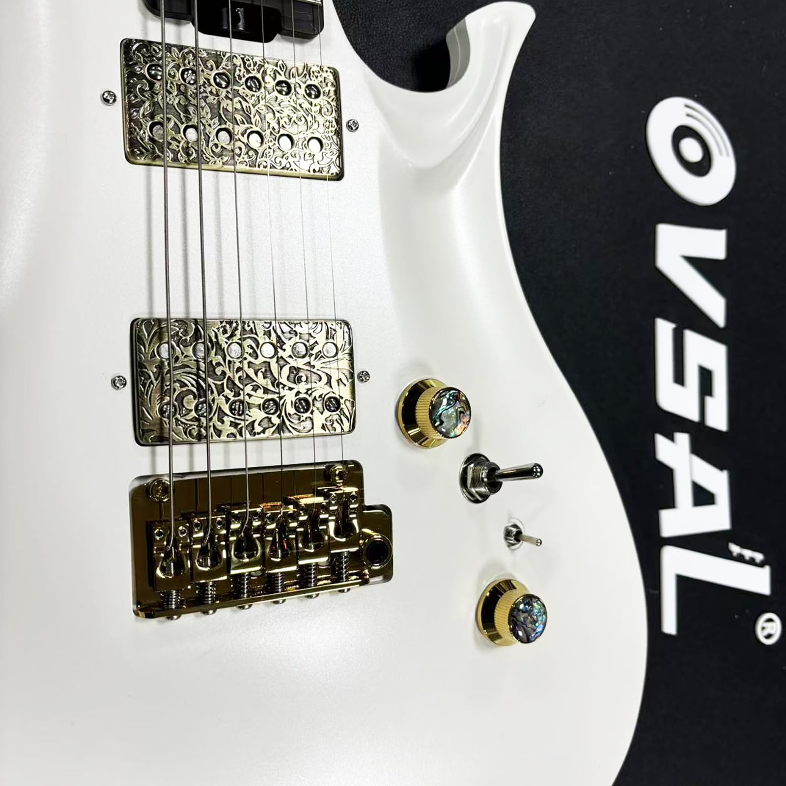 Accessori Chitarra Per Sostituzione Estetica 2 Cover Per Humbucker Chitarra Metalliche Cromate 52 Mm - Per Les Paul E Modelli Simili Coperchi Pickup Metallo Cromato 52mm