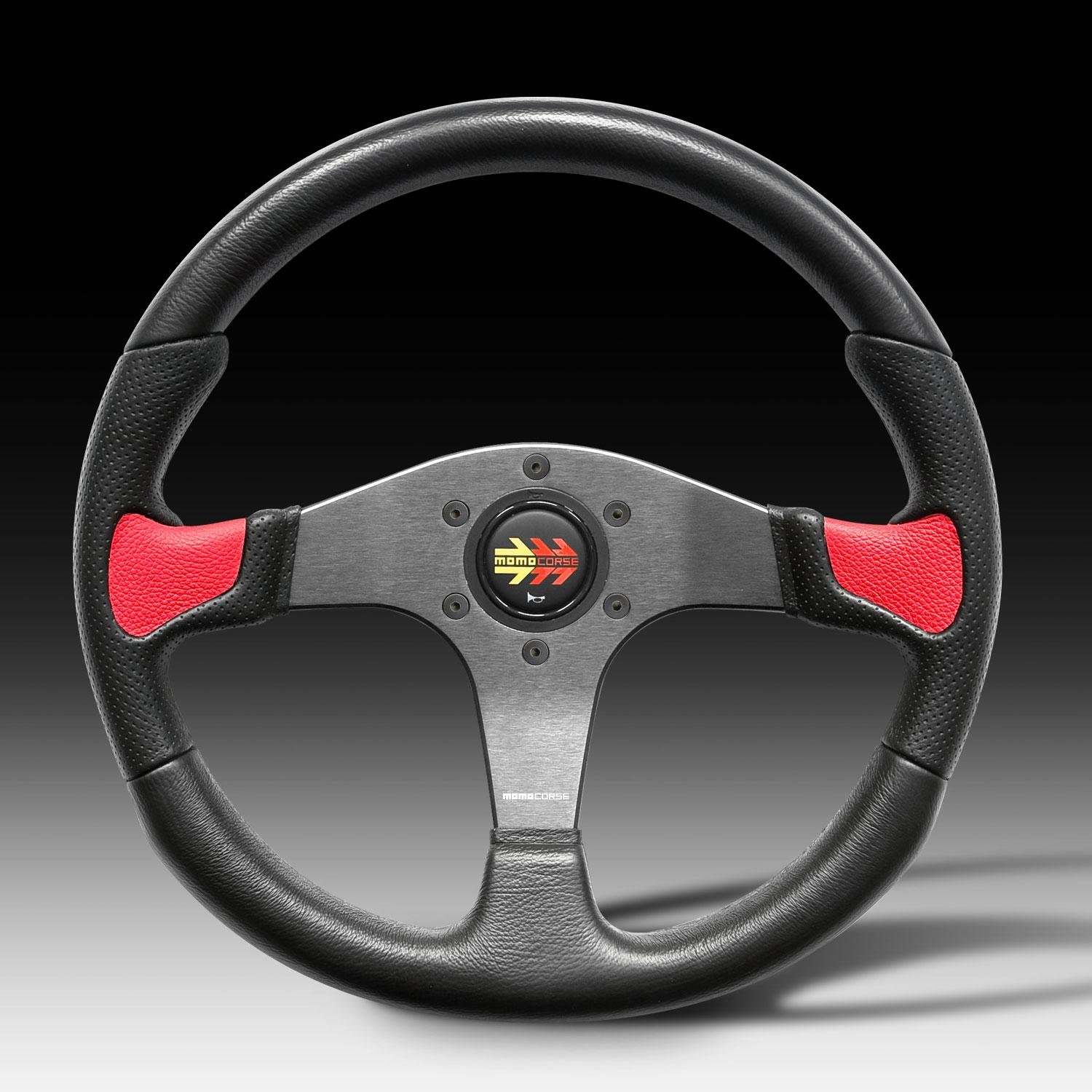 Amazon.co.jp: Momo DEV35BK0R ステアリングホイールインサート