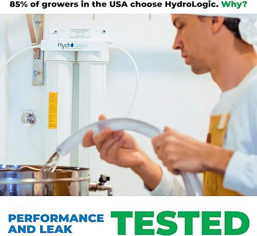 Miniatura 4 de Hydro-Logic Purification Systems HydroLogic Stealth-RO300 Sistema de filtro de ósmosis inversa 300 GPD HL 31040 Filtración hidropónica de agua para