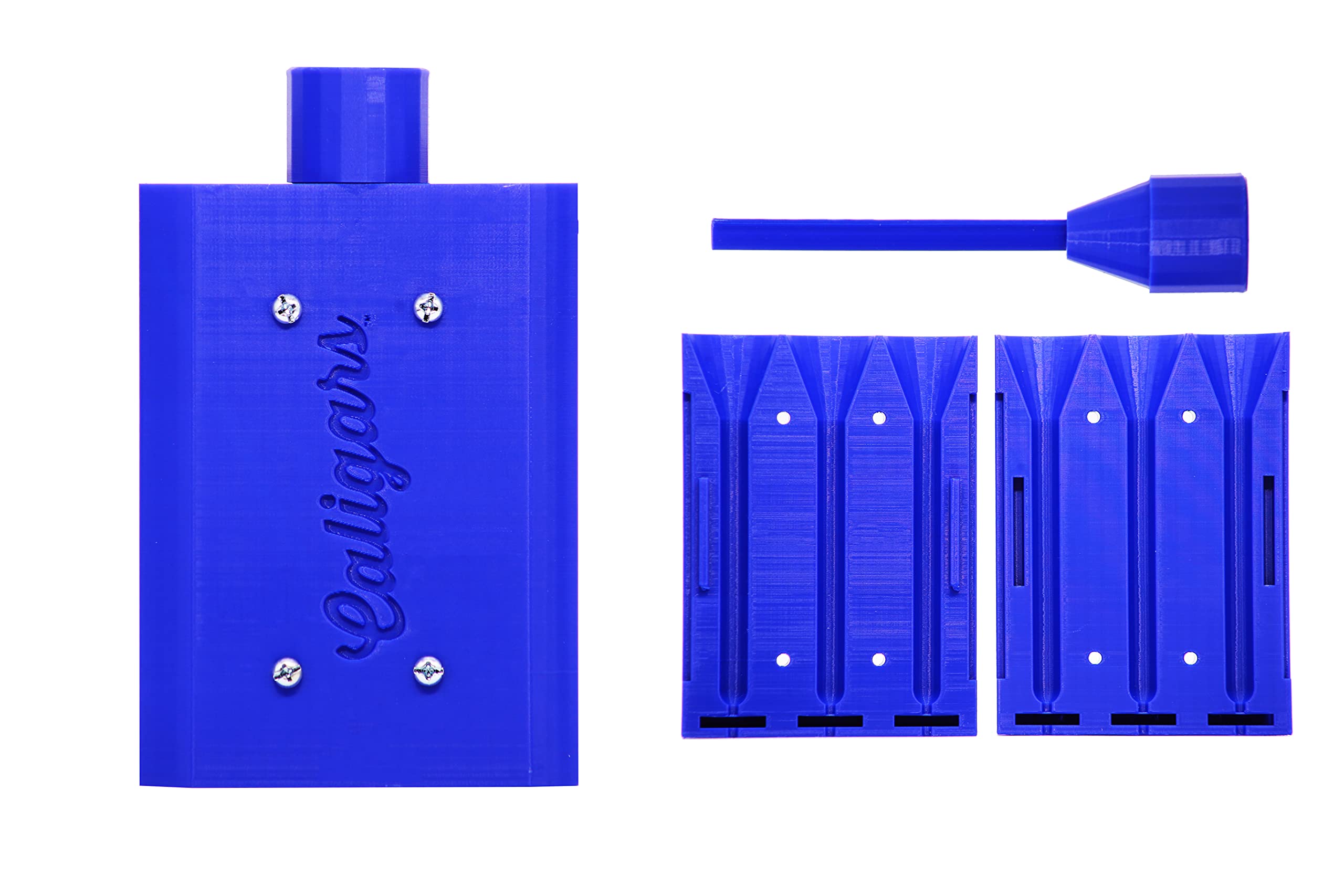 Caligars GarKits- Cannagar Tools- Blue Multi-Mini CoffinGar (8.5mm, 22 Gauge Up to 4G) x3
