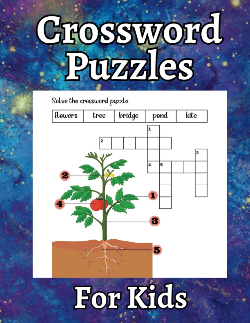 Crossword Puzzles For Kids: Picture Crossword Puzzle Book for kids 6 to 10 years