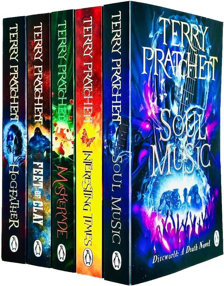Terry pratchett Discworld novels Series 4 :5 books collection set
