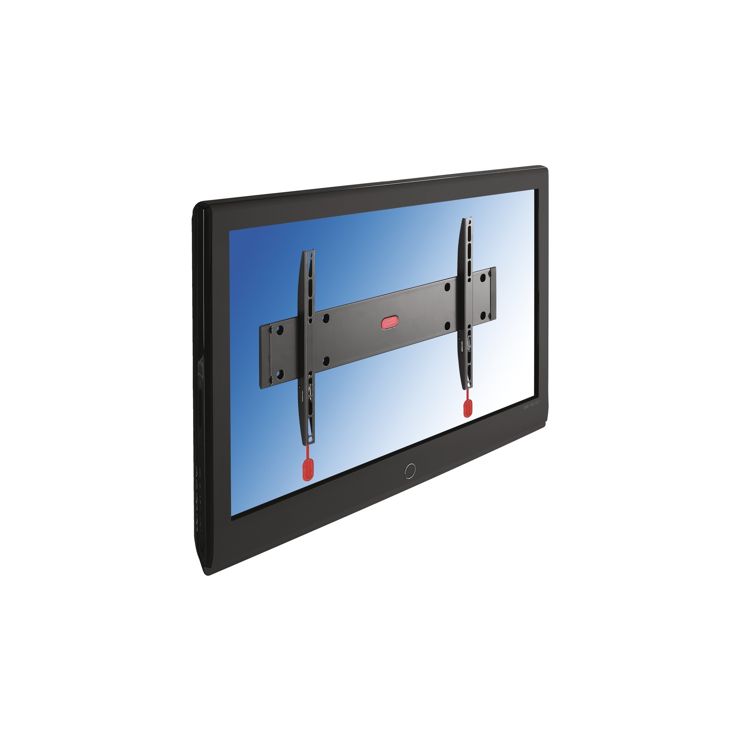 Support Mural TV Vogel's Physix FLAT - Pour écran 32 à 50 Pouces - Fixation Plate à 2,7 Cm Du Mur - Noir
