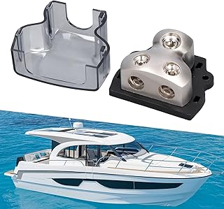 Bloco de fusíveis de distribuição de áudio de carro, bloco de distribuição de terra, divisor de amplificador de áudio de carro bidirecional bloco de distribuição de energia de distribuição de solo bloco de conexão