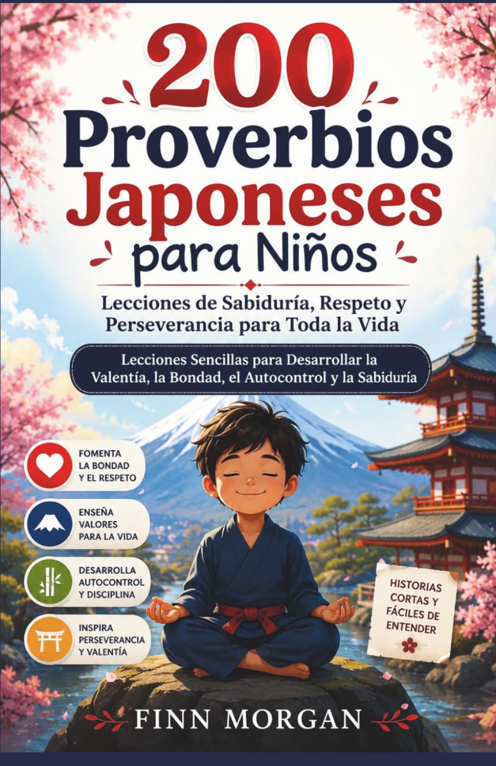 200 Proverbios Japoneses para Niños: Lecciones Sencillas para Desarrollar la Valentía, la Bondad, el Autocontrol y la Sabiduría