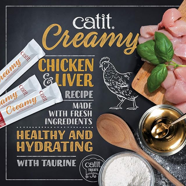 Foto 5 de 7 de Comida húmeda para Gatos Catit Catit Creamy At·n 50x10g