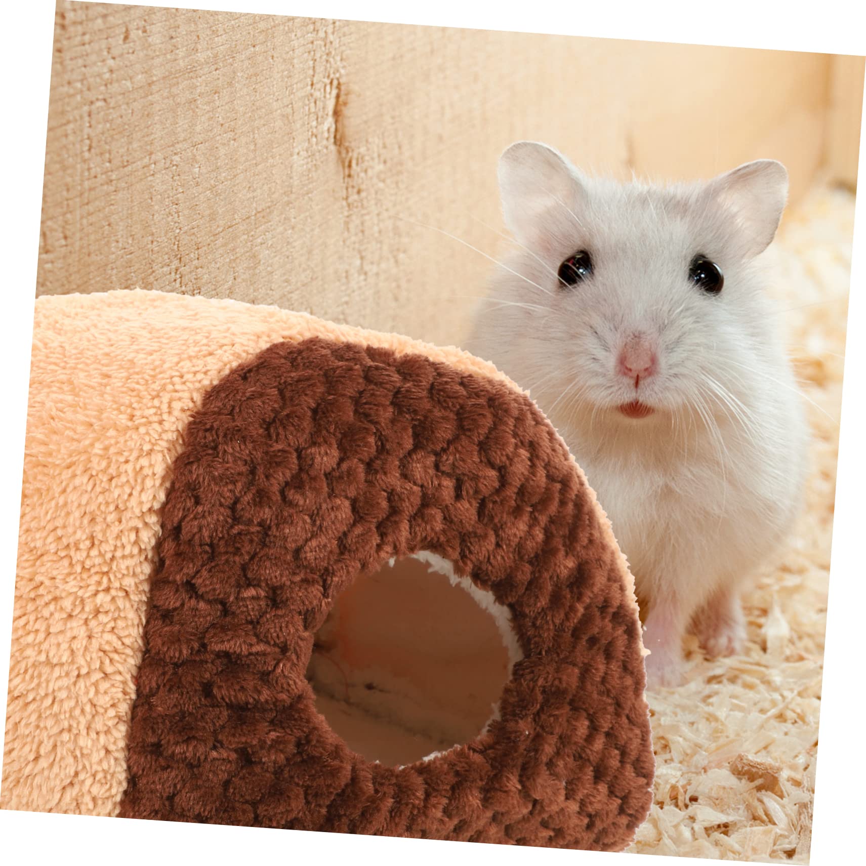 Beaupretty 2piezas Cama Colgante Cálida para Hámster y Roedores Hamaca Acolchada para Ardillas Cobayas y Chinchillas Ganchos Metálicos para Facilitar El Colgado