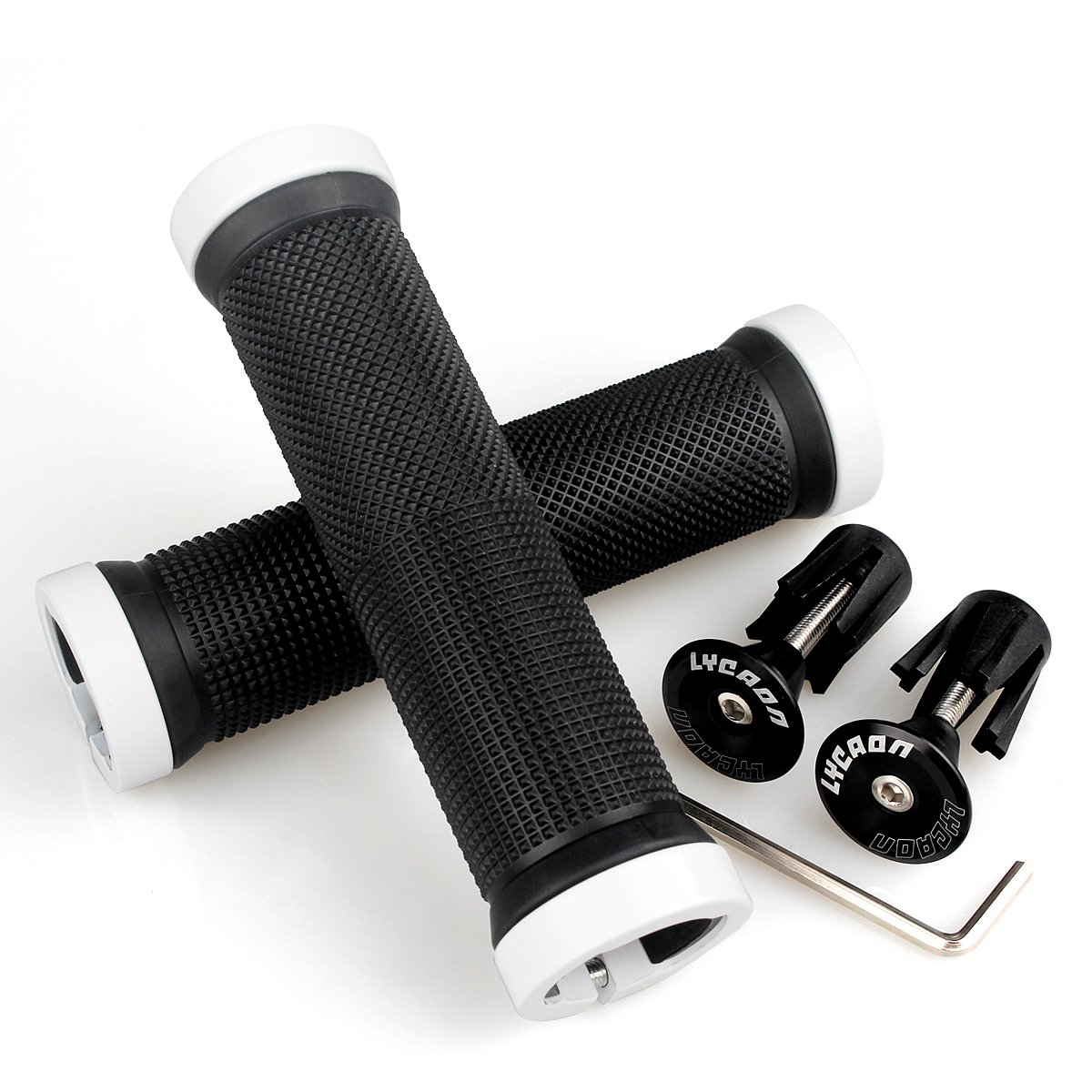 TUOJOYNFON Poignées De Guidon De Vélo, En Caoutchouc Antidérapant, Avec