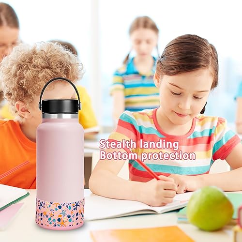 Miniatura 4 de HEYSKAY Protective Flask - Bota de silicona de 12 a 40 onzas para botella de agua Hydro Flask, y compatible con Stanley Tumbler, Yeti, Simple