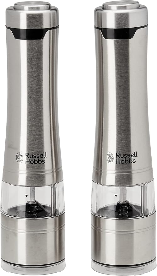 Russell Hobbs RHPK4000 Salt And Pepper Mills, Electric Grinders, One