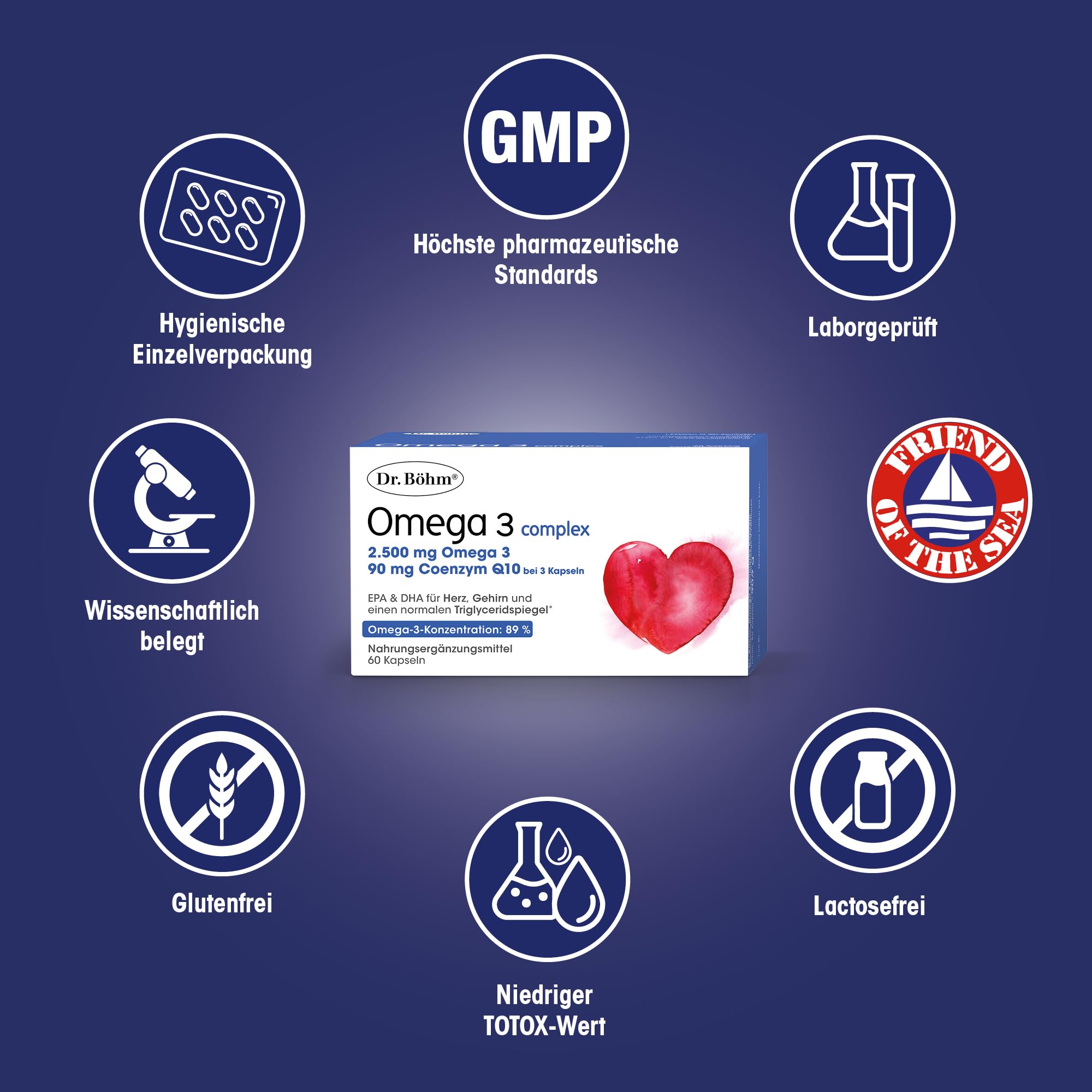 Dr. Böhm Omega 3 complex, 60 Sztuka Kapsułki