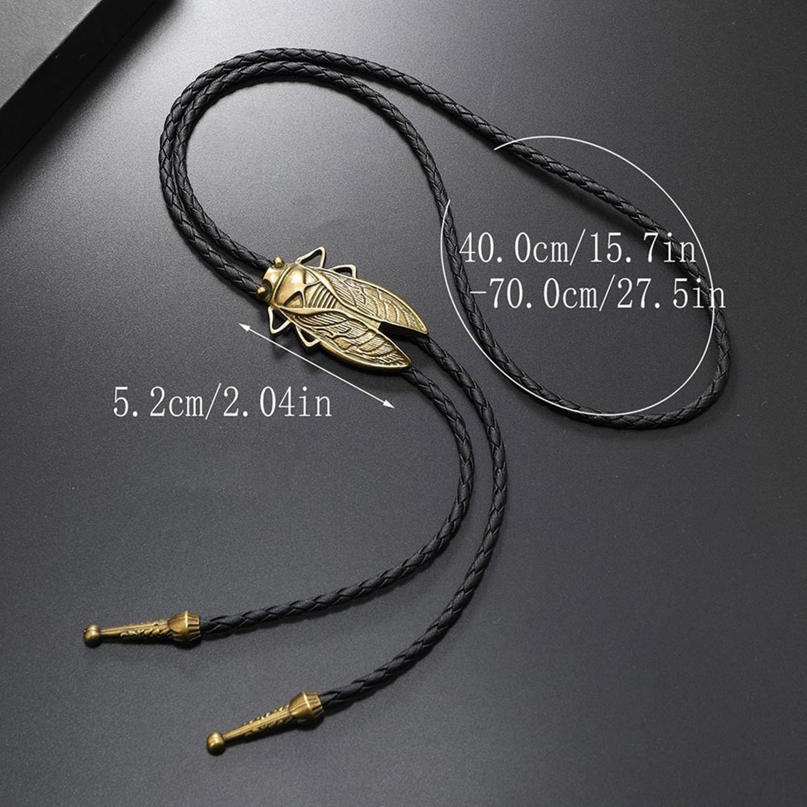 Cravatte da Cowboy, 2 Pezzi for Uomo Adulto PU Cravatta Regolabile Collana Collare