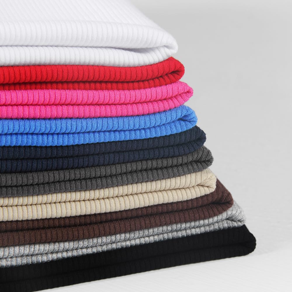 Artfish Women Crew Neck Ribbed Knit Long Sleeve T-Shirt Form Fitting Casual Basic Tops - Image 6