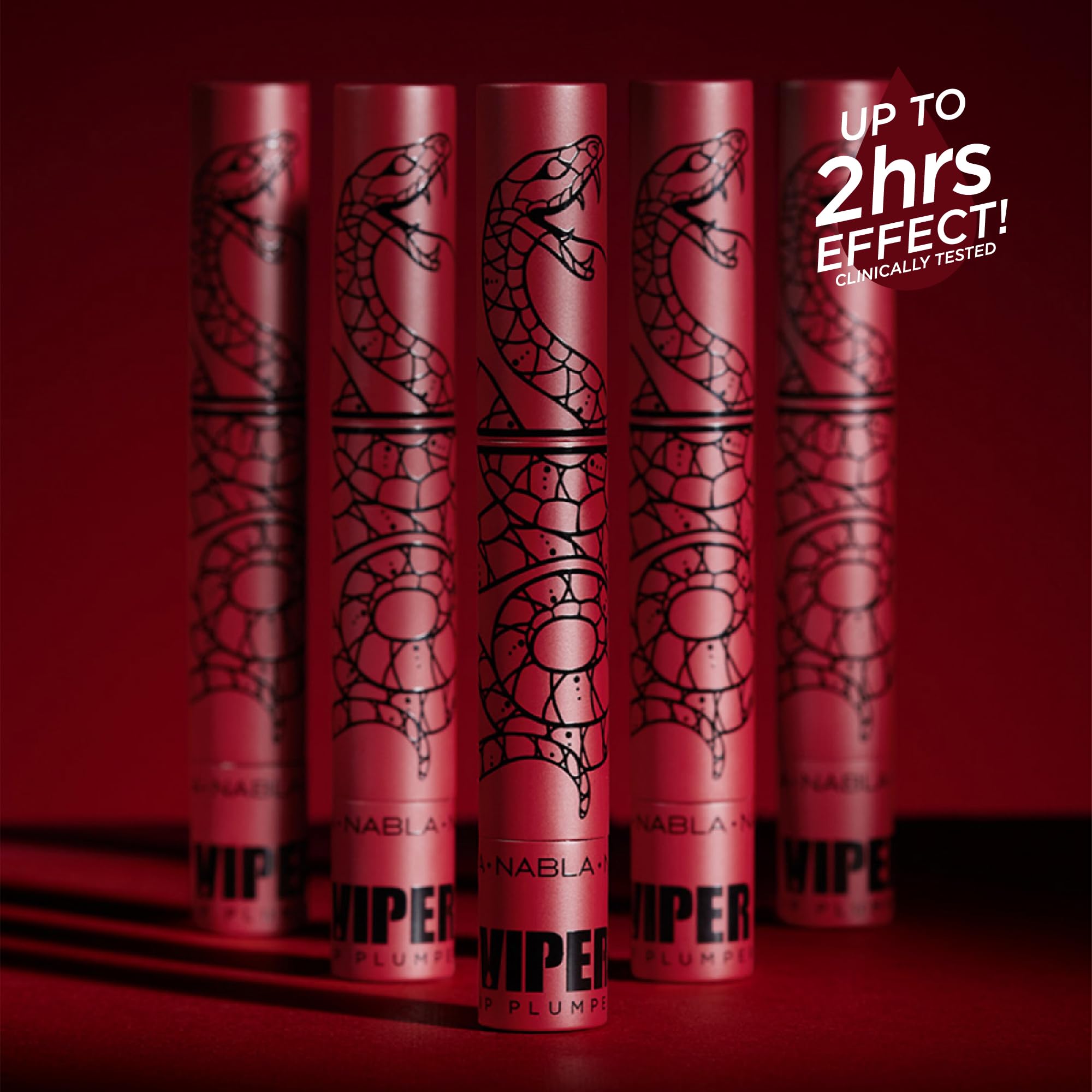 NABLA Viper Lip Plumper | Balsamo labbra volumizzante trasparente con effetto rimpolpante, nutriente e antiossidante. Clinicamente testato per un effetto volume immediato di almeno 2 ore.