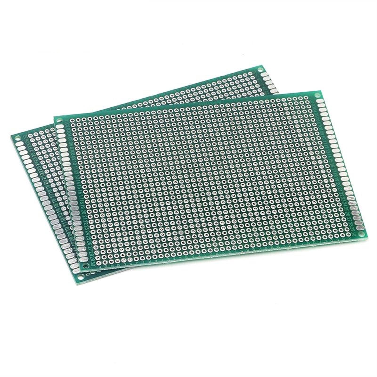 10 Schede PCB Universali 7x9 Cm - Protoscheda Doppio Lato Per Fai Da Te Elettronica