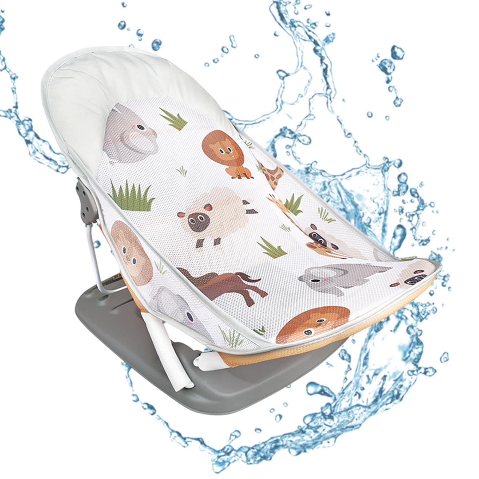 Supporto da bagno per il bambino sedile da bagno pieghevole per bagno