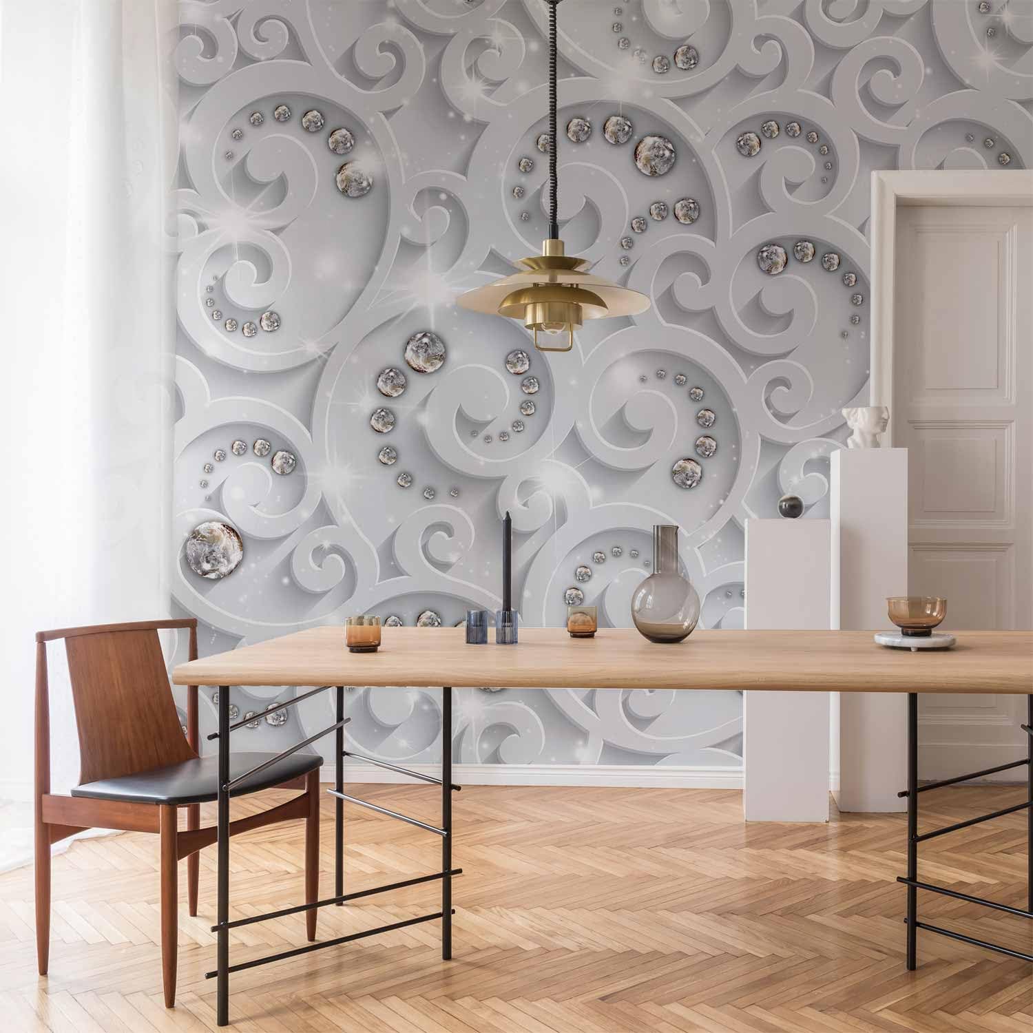 murando - Carta da Parati Moderna per Soggiorno, Effetto 3D, 350x256 cm