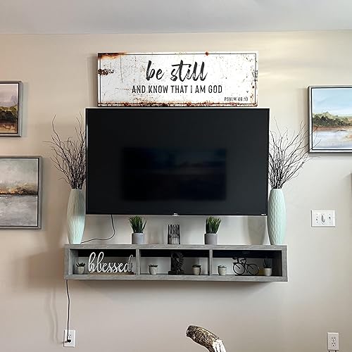 Miniatura 24 de Tailored Canvases Arte de pared cristiano, citas familiares inspiradoras y decoración rústica del hogar para sala de estar, dormitorio y cocina