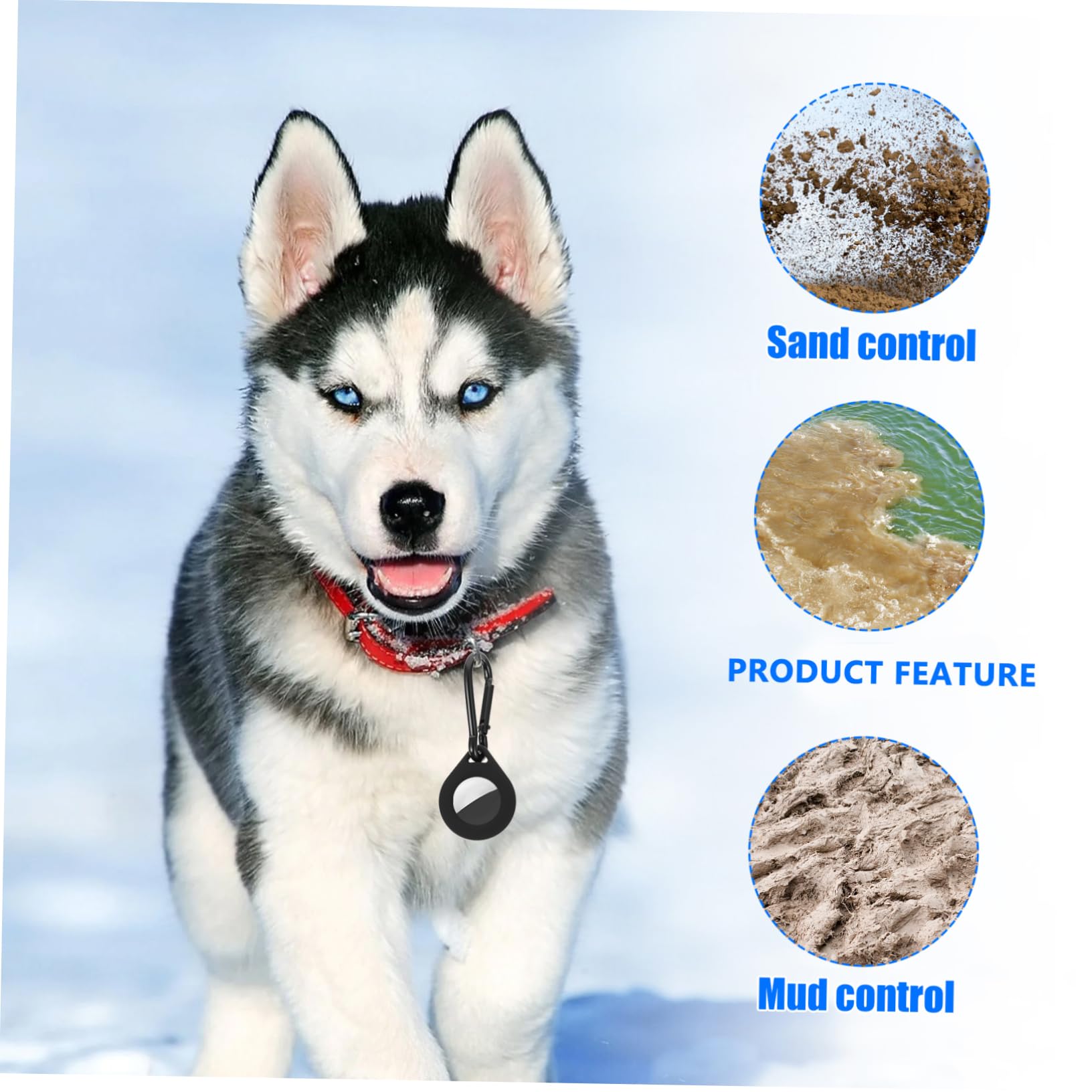 OSALADI Portable Protective Case for Tile Mate Tracer Cover Keychain Easy to Clean Lightweight Design for Family and Friends