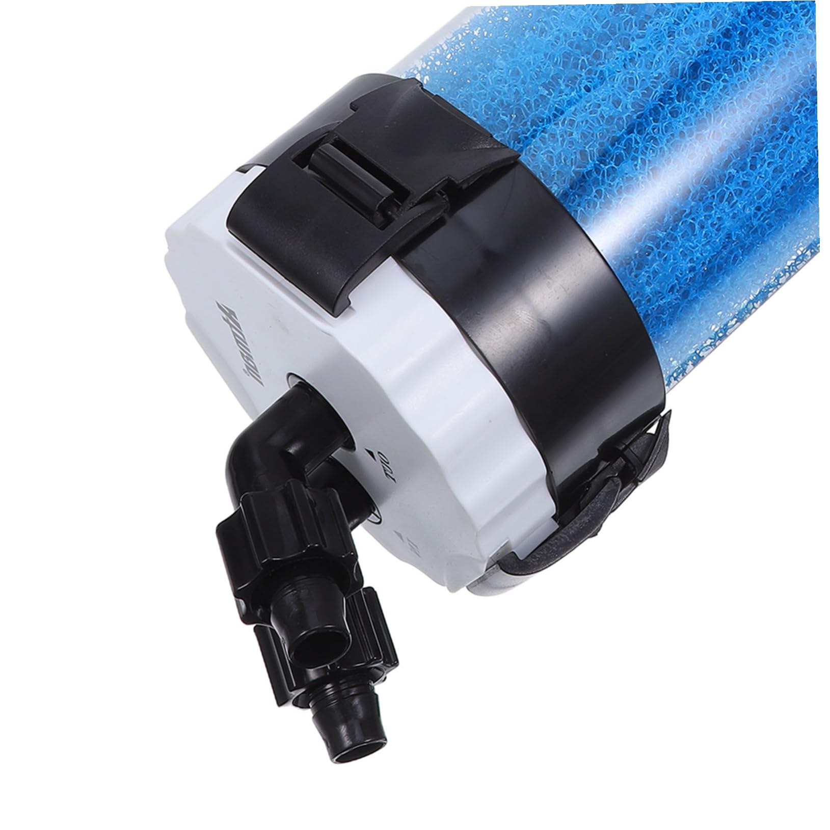 Healifty Filtro Externo de Acuario Silencioso, Filtro de Agua de Bote para Acuario, Abs Azul, Filtración Completa y Oxigenación Mejorada, para Estanques de Tortugas y Mascotas Acuáticas