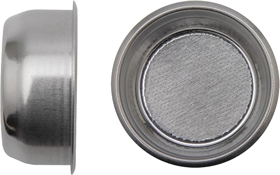LELIT LELIT57 2-Way Portafilter - Doppelter Ausguss - Inklusive Edelstahlfilter - Klassischer Griff - PLA572S - Silber/Schwarz