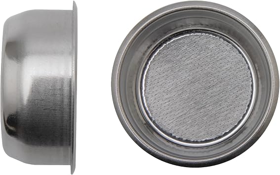 LELIT LELIT57 2-Way Portafilter - Doppelter Ausguss - Inklusive Edelstahlfilter - Klassischer Griff - PLA572S - Silber/Schwarz