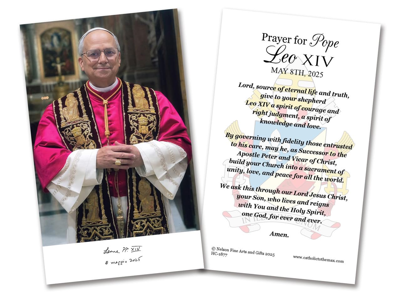 Catholic to the Max Pope Leo XIV Official Portrait Holy Cards (Paper)
