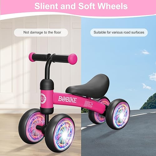 Vista 33 de Baby Balance Bike Toys for 12-36 Months Kids Toy Boy and Girls Gifts Toddler Best First Birthday Gift Children Walker No Pedal Infant 4 Wheels