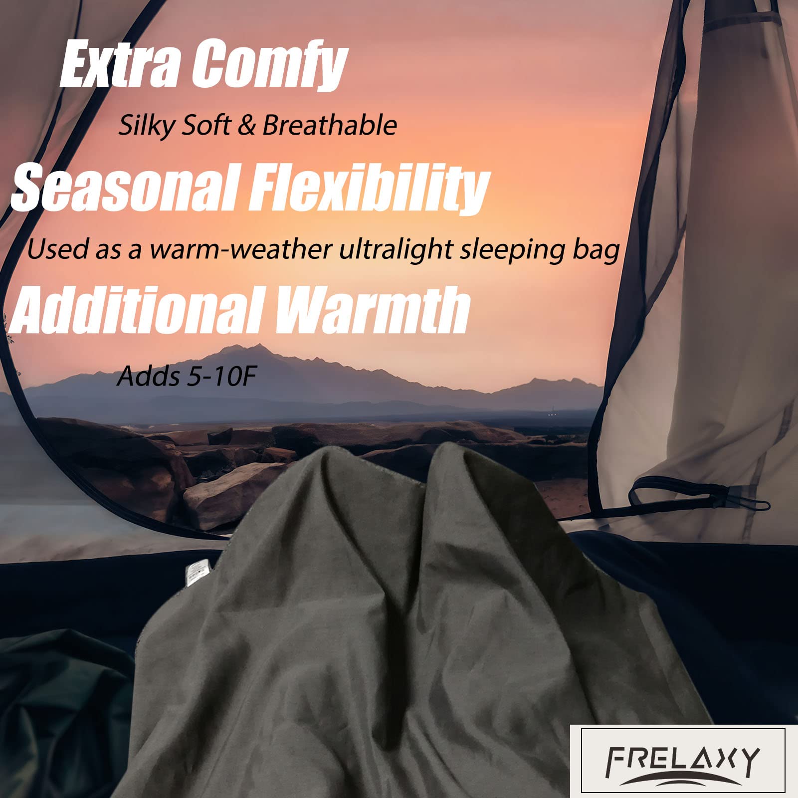 Frelaxy 24 Forro para Saco de Dormir, Unisex