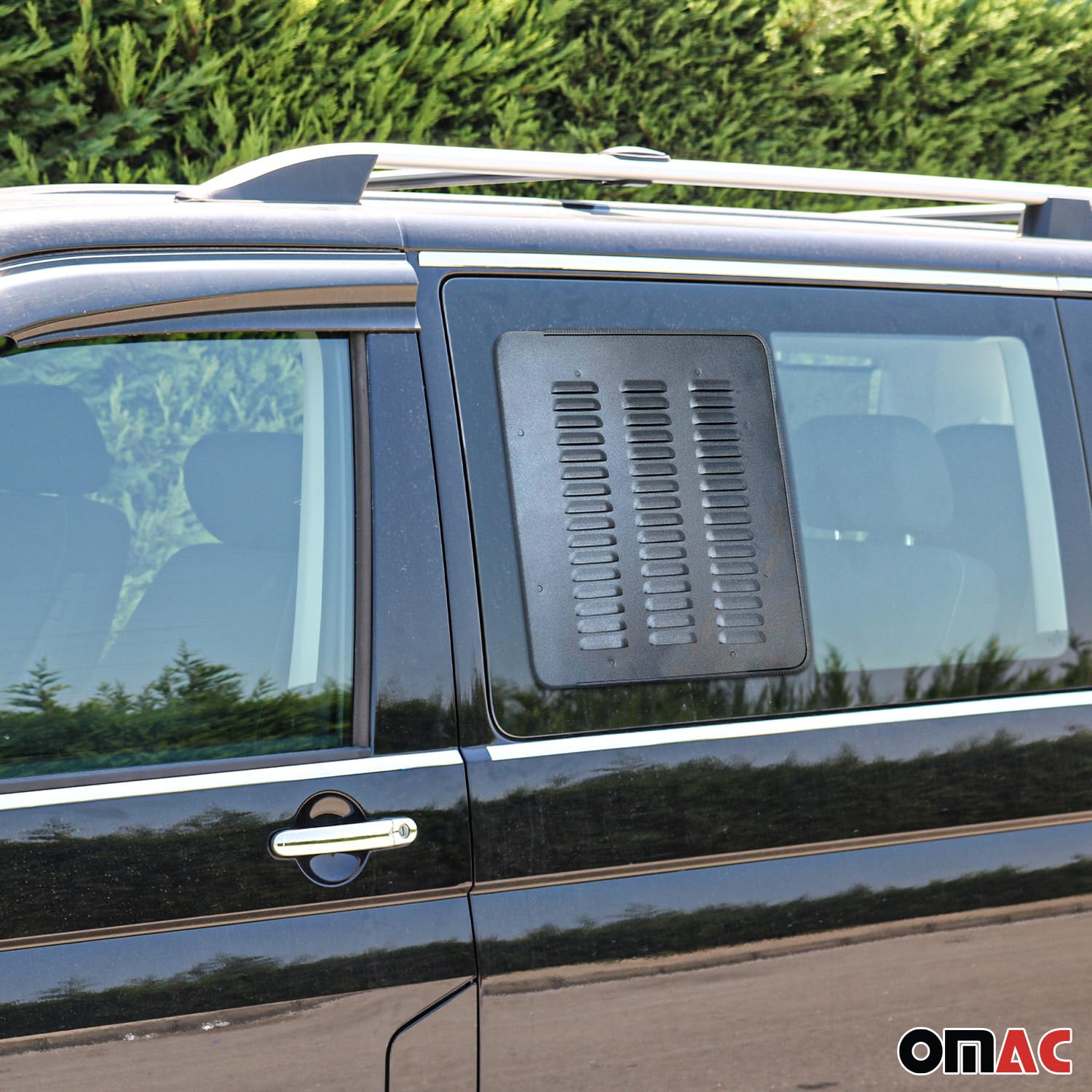 OMAC - Grilles de ventilation pour porte coulissante - Compatibles avec VW Transporter T5 T6 2003-2024 - Désenfumage