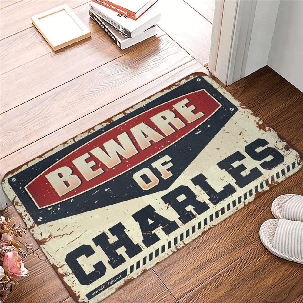 Tapis d'extérieur d'hiver Charles 65x90cm paillasson pour man cave