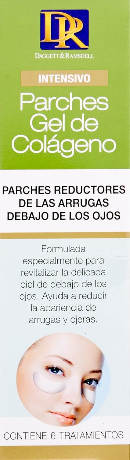 D&R collagen gel patches anti-aging under eye treatment, 6 Count : Beauty & Personal Care