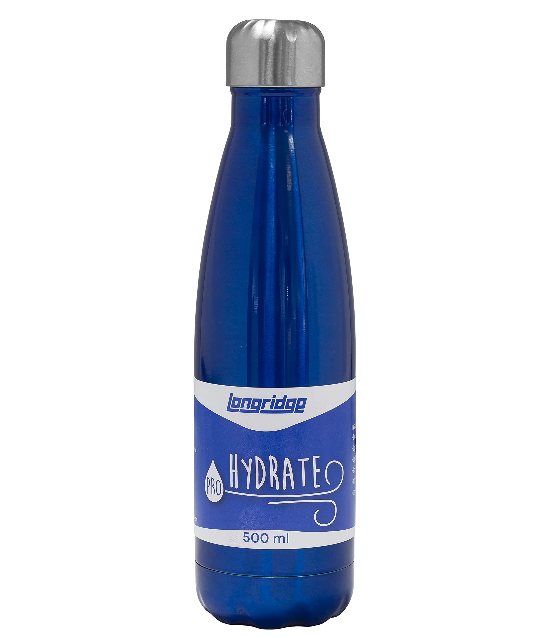 Longridge 's Hydrate 500Ml Drinks Bottle Water, Black