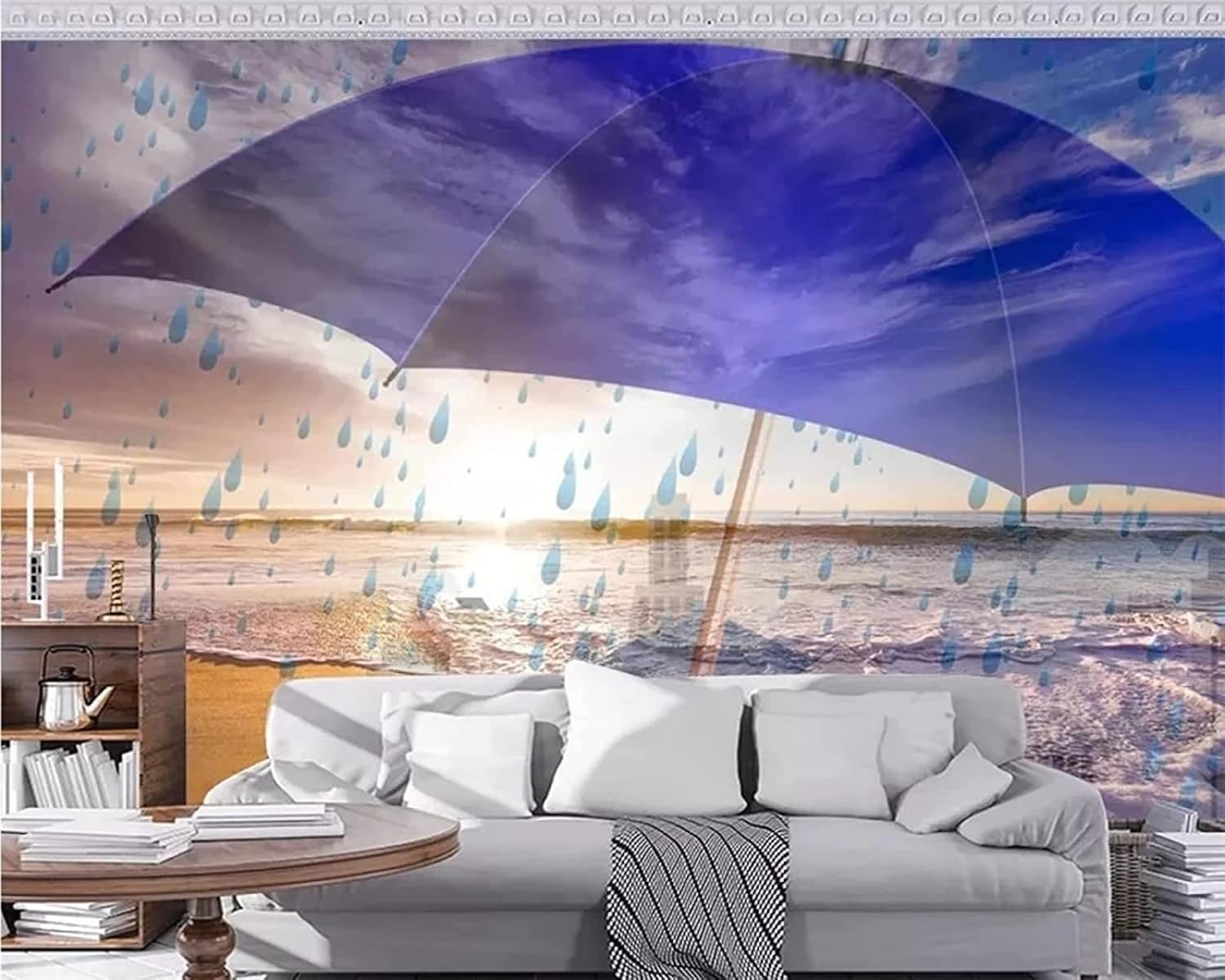 Amazon Co Jp カスタム3d写真の壁紙 ビーチ雨滴傘サンセット 壁紙リビングルーム寝室家の装飾3d不織布壁紙 0x140cm Diy 工具 ガーデン Amazon Co Jp カスタム3d写真の壁紙 ビーチ雨滴傘サンセット 壁紙リビングルーム寝室家の装飾3d不織布壁紙 0x140cm Diy 工具 ガーデン