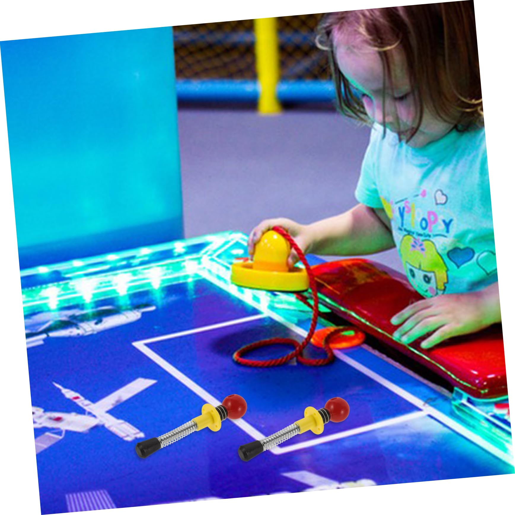 Vaguelly Lanceur de Poignée de Flipper en Plastique et Acier, Tige à Ressort Élastique pour Machine de Jeu, Améliore L'expérience de Jeu sur Machine à Flipper