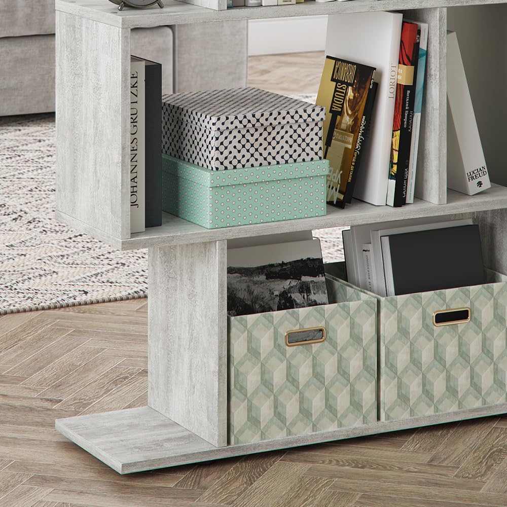 Vicco Divisorio per ambienti Levio, Grigio, 70 x 97.4 cm, per una suddivisione flessibile degli spazi e un utilizzo su entrambi i lati