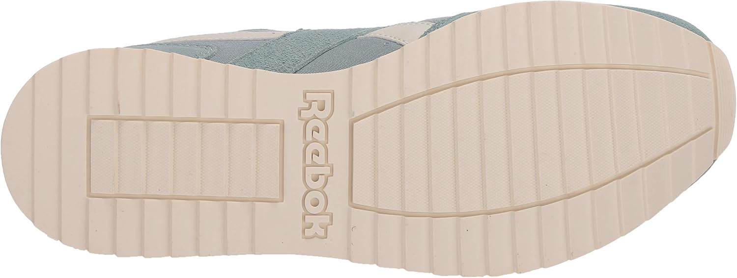 Reebok Women's Classic Harman Ripple Double Sneaker 11 Green Slate/Chalk/Chalk