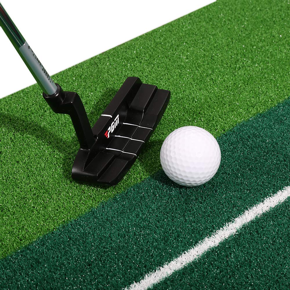 Puttingmatte Mit Auto Ball Return Funktion, Putter, 3 Bälle, Indoor Outdoor Übungsmatte für Büro - Golf Putting Trainer