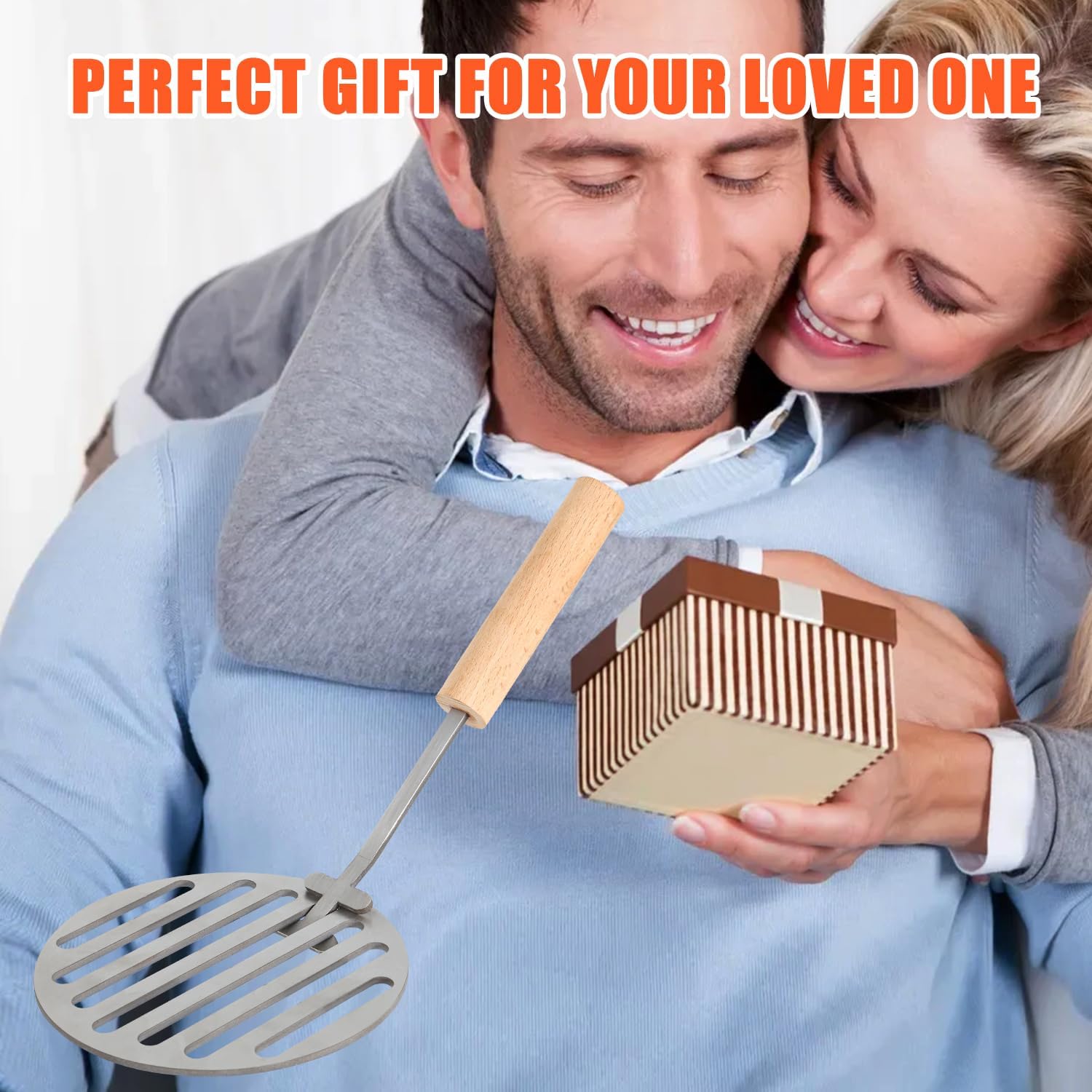 KEESHA Grill Plate for Small Solo Stove Tabletop Fire Pit, 304 Stainless Steel Grate with Safety Handle for Solo Stove Mesa, 5''