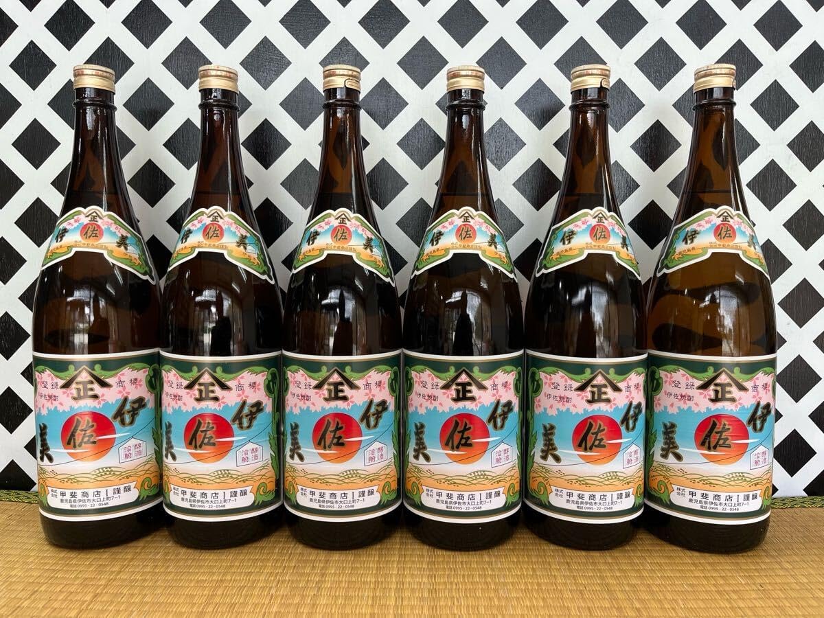 元祖プレミアム焼酎 伊佐美 本格焼酎 25% 1800ml 6本 芋焼酎 焼酎 Amazon.co.jp: 元祖プレミア！伊佐美 25度 1800ml×6本 芋焼酎