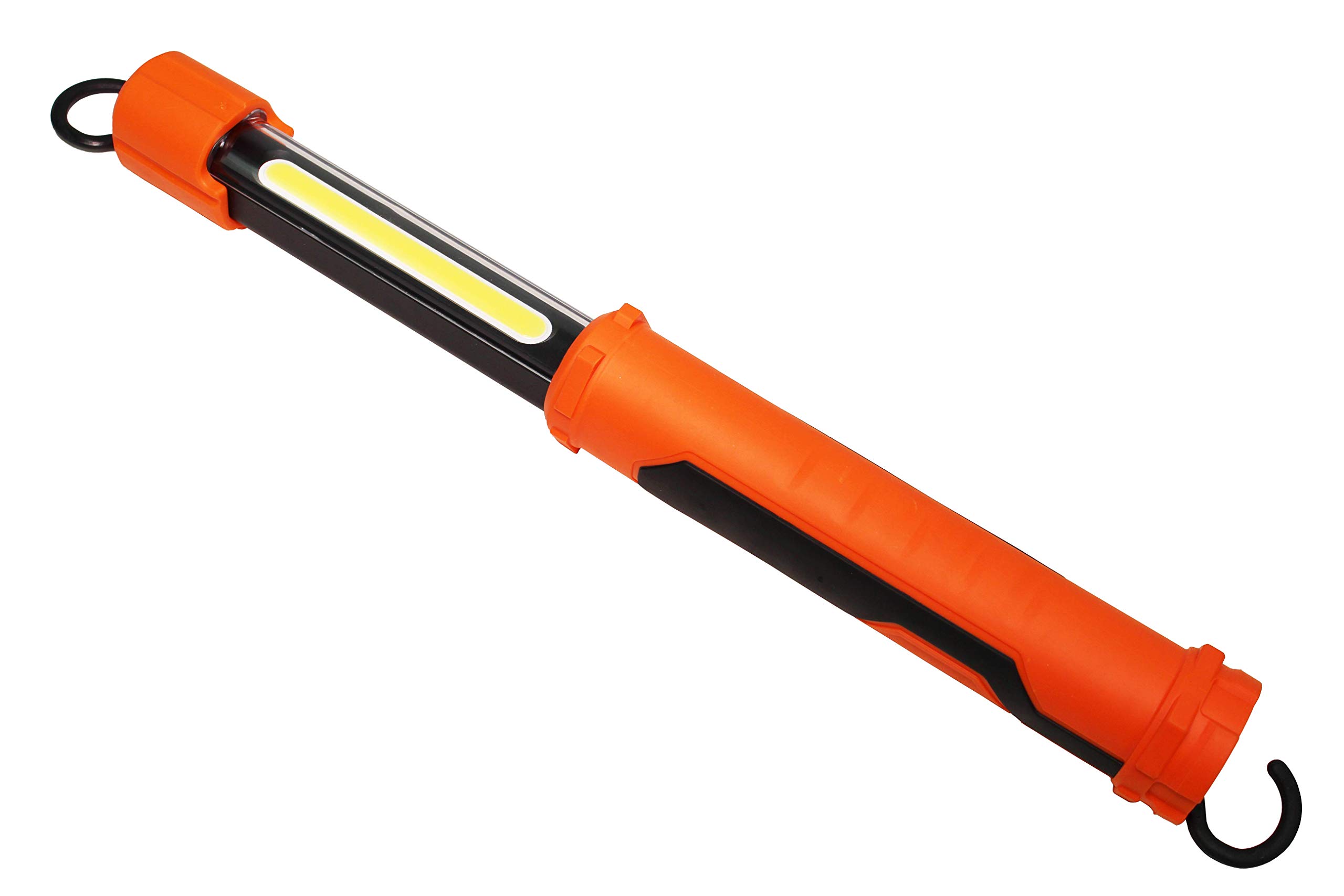 K Tool International XD52848 15.5-Inch Adjustable LED Work Light, Orange/Black, Battery Powered, 6 Levels of Brightness, 700 Lumens